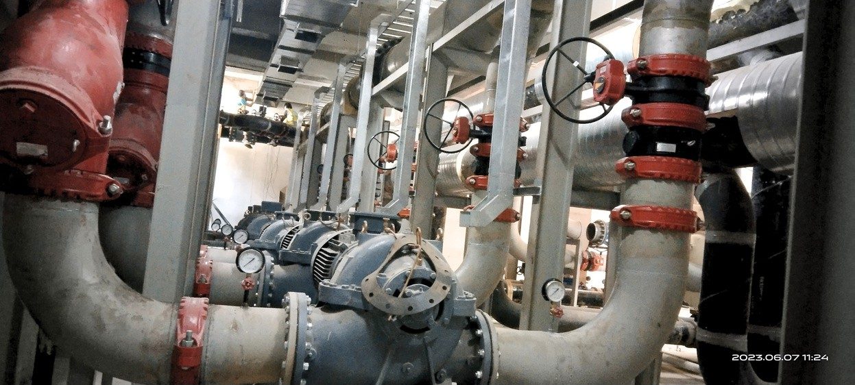 Ducting distribution at Soekarno Hospital project