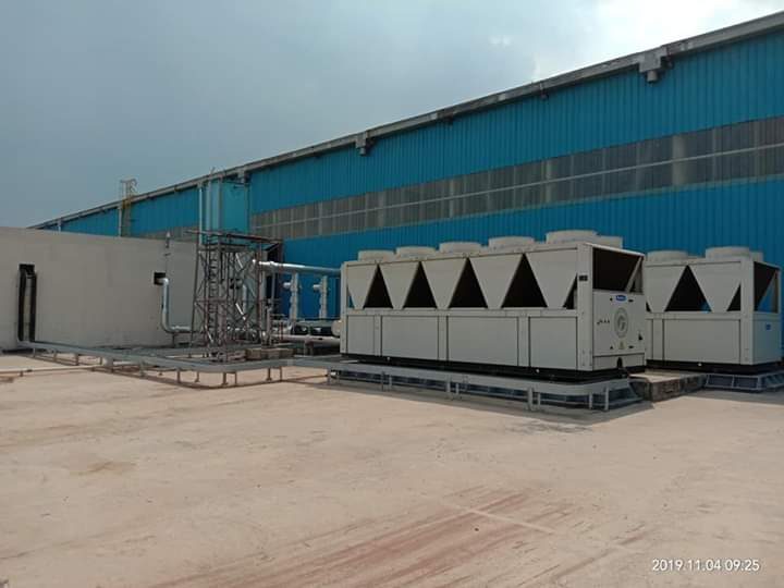 Air-cooled HVAC system at Krakatau Steel Hot Strip Mill 2