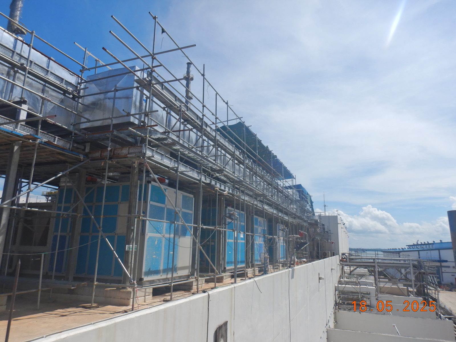 Lokasi konstruksi kilang Pertamina RDMP Balikpapan